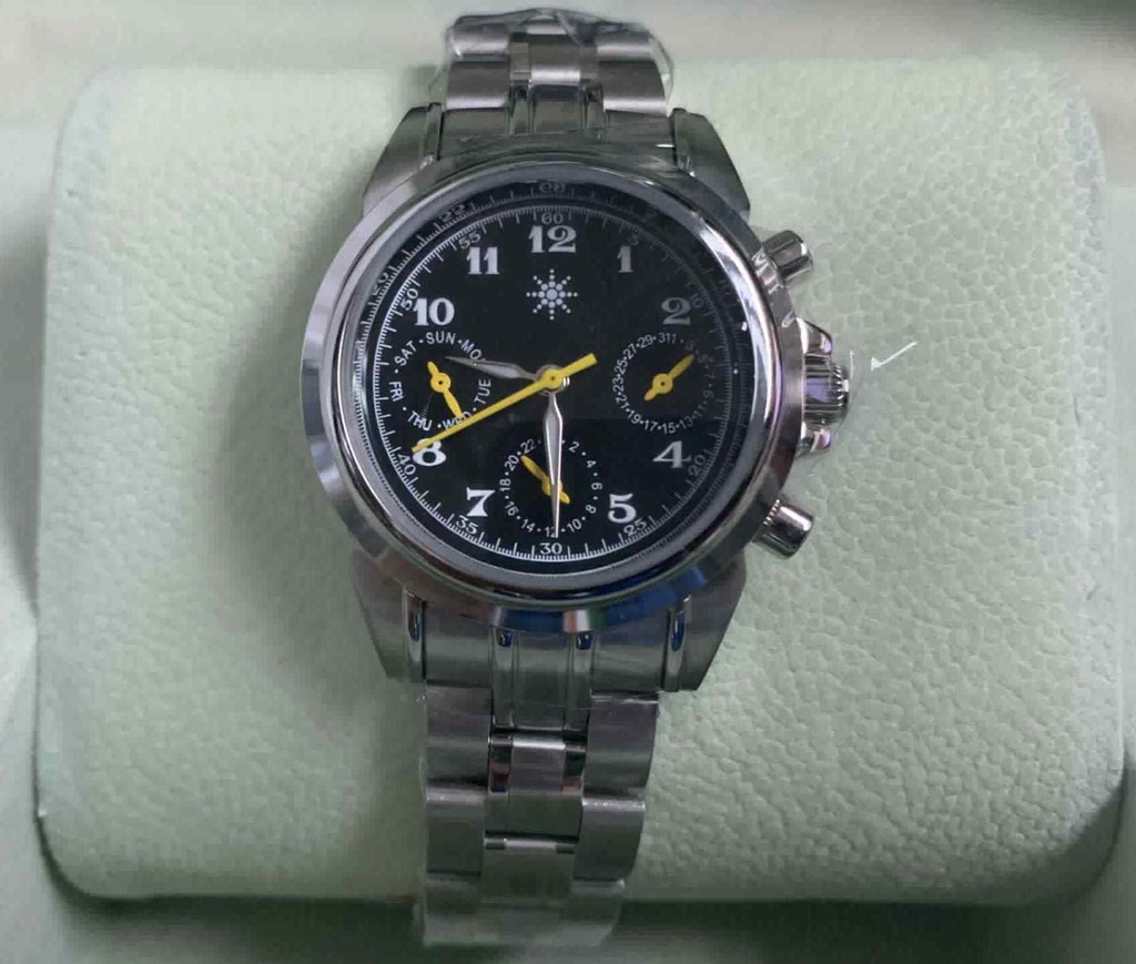 Quantum Watch With Scalar Energy Silver