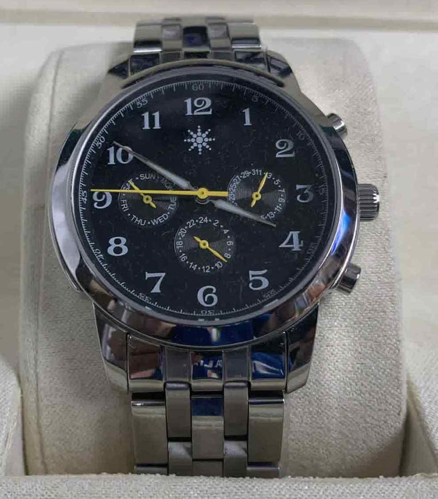 Quantum Watch With Scalar Energy Silver For Men